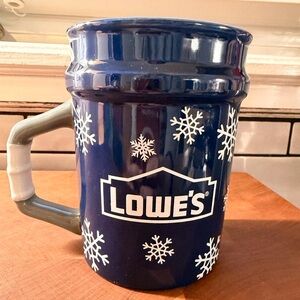 Lowe's Holiday Snowflake Bucket Mug